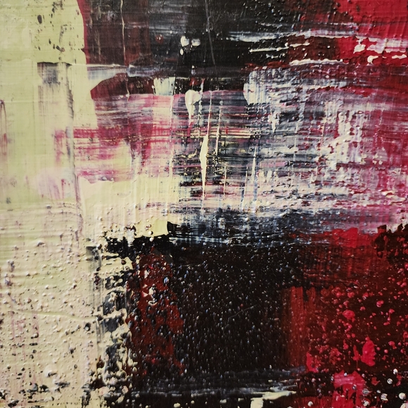 Handcrafted Charcuterie Board Table Tray Decor Artwork HandPainted Abstract - Picture 7 of 16